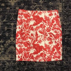 brand new with tags, pink and white floral pencil